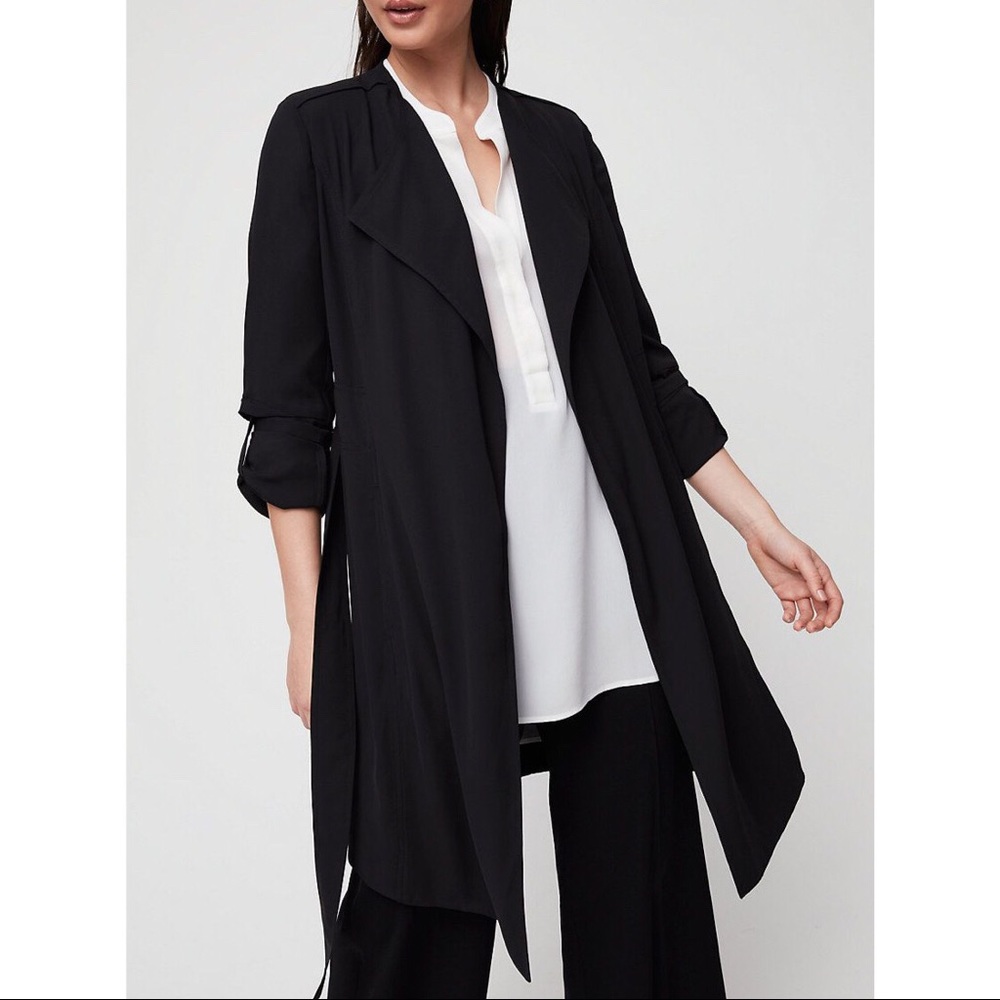 Babaton “Quincey” Trench Jacket in Black